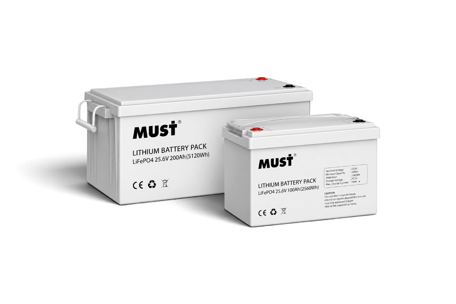 Batterie Lithium Must 12.8V/200A