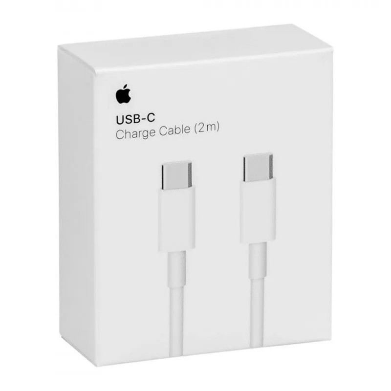 Apple MLL82 - Câble USB Type-C à Type-C (2m, Blanc) - Original